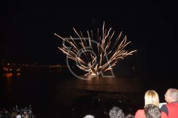 Espectáculo pirotécnico de Melenara (Foto Francisco Javier Santana y TA)